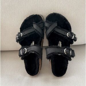 Birkenstock Mayari Shearling Sandals
